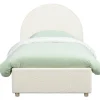 Vipack bed Moon met opbergruimte - wit - 90x200 cm
