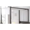 Vipack canvas Pino hemelbed - wit - 205x85x195 cm