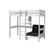 Vipack hoogslaper met slaapbank Pino - wit - 208,3x105,2x174,4 cm