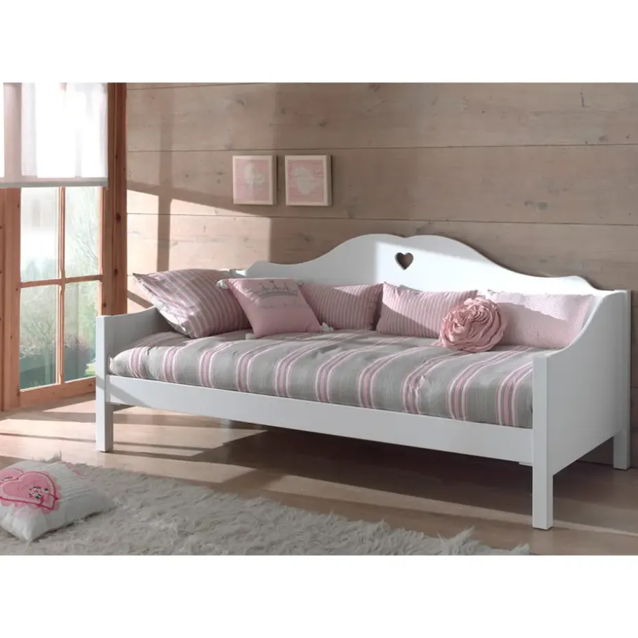 Vipack kajuitbed Amori - wit - 95x97x212 cm