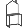 Vipack kinderbureau Dallas - antraciet - 151x60x81 cm