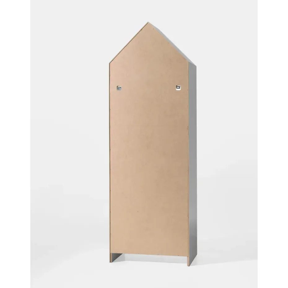 Vipack kledingkast Casimi 1 deurs - wit - 171,5x57,6x37 cm