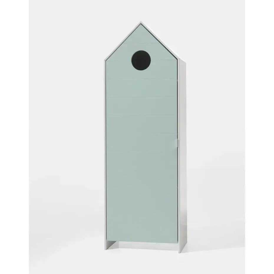 Vipack kledingkast Casimi 1 deurs - mint - 171,5x57,6x37 cm