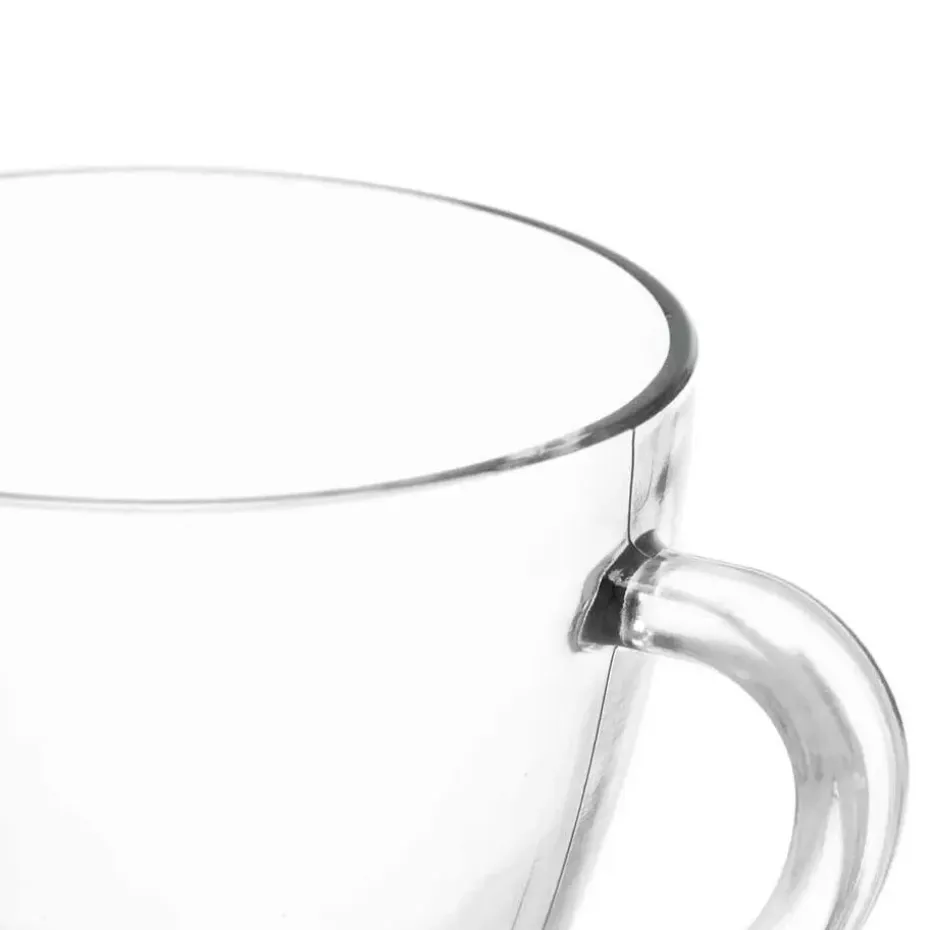 Vivalto Design Koffie/thee glazen - 6x stuks - glas - 280 ml