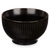 Vivalto schaaltjes/kommetjes - porselein - zwart - D14 cm