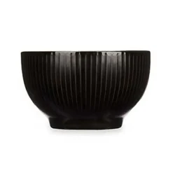 Vivalto schaaltjes/kommetjes - porselein - zwart - D14 cm