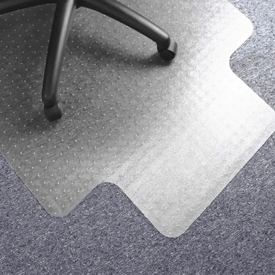 Vloerbeschermer met uitsparing - Antistatisch PVC - Tapijt - 90x120 cm