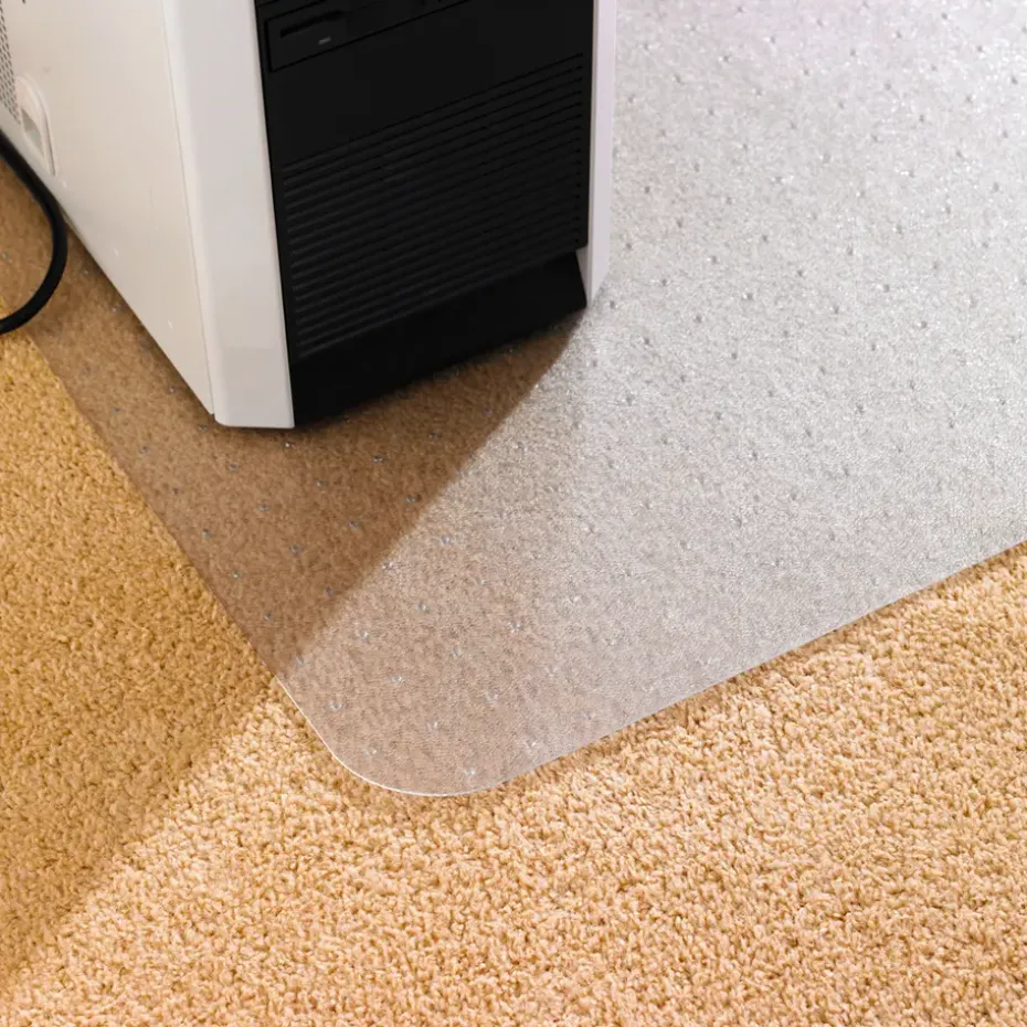 Vloerbeschermer met uitsparing - Antistatisch PVC - Tapijt - 90x120 cm