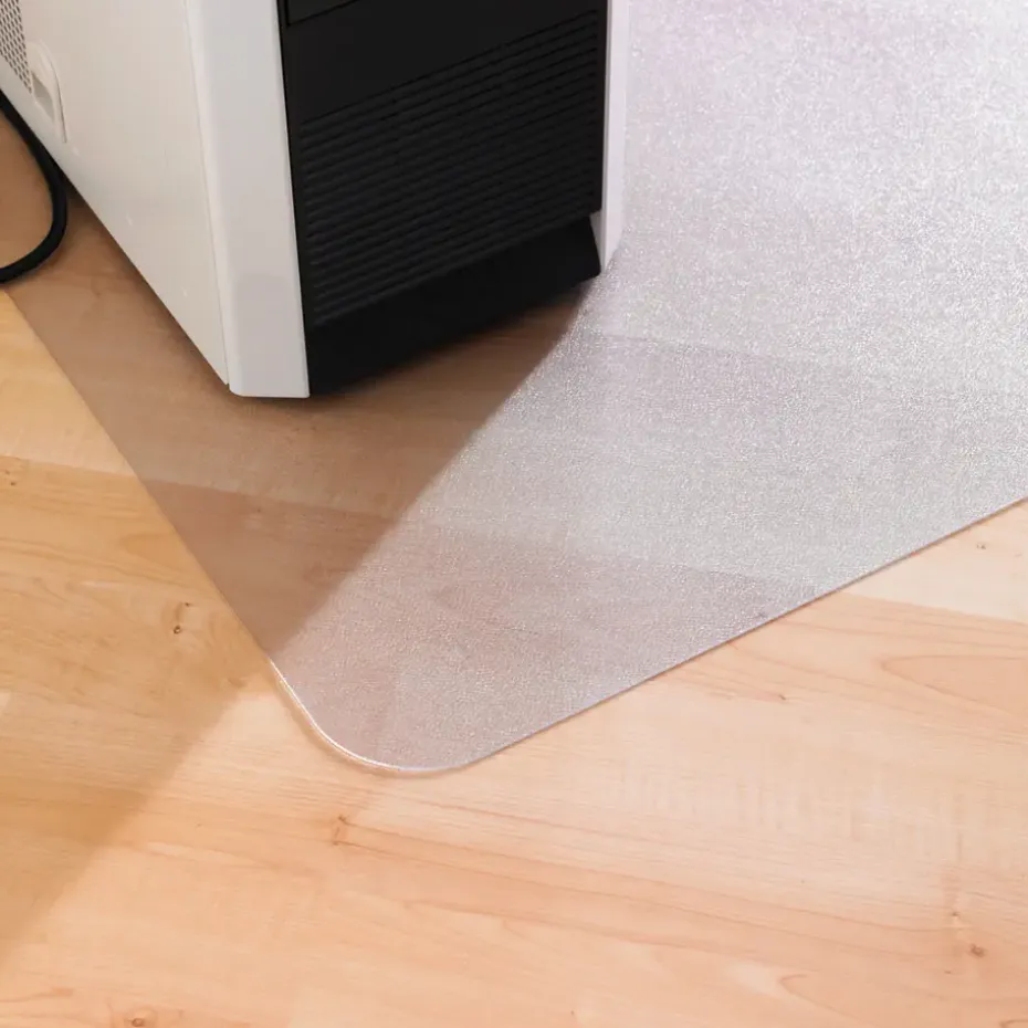 Vloerbeschermer met uitsparing - Antistatisch PVC - Harde vloer - 90x120 cm
