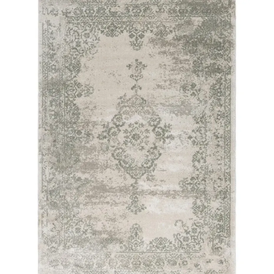 Vloerkleed Urali - crème/groen - 160x230 cm