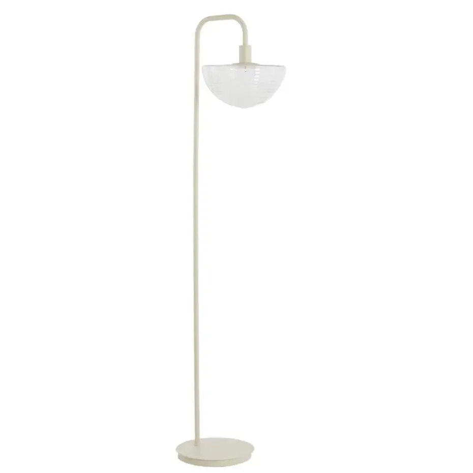Vloerlamp Baylie - Mat crème - 43x30x165cm