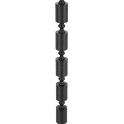 Vloerlamp Gitaya - Zwart - Ø18cm