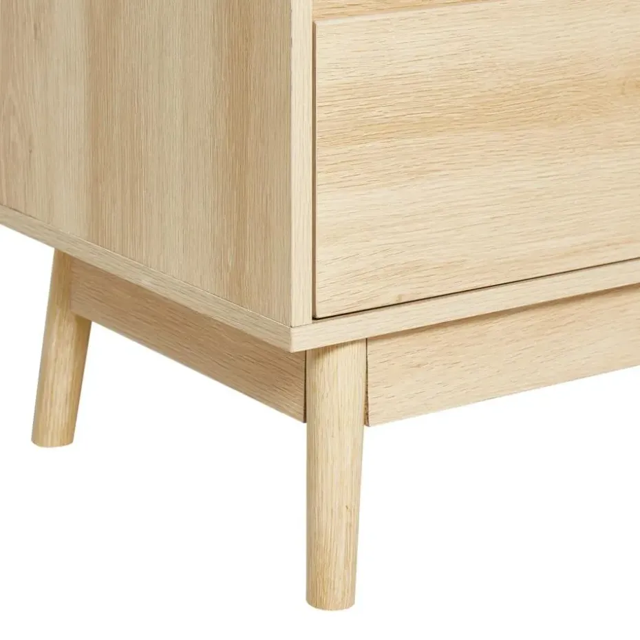 WALES - Ladekast 3 lades - Lichte houtkleur - MDF