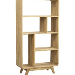 Wandkast Bulan - naturel - 80x33x150 cm