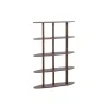 Wandkast Donkerbruin - 105x30x140cm - Moln