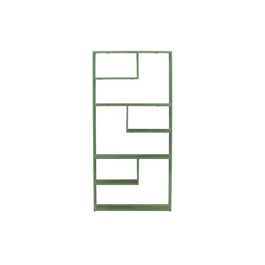 Wandkast Groen Staal - 85x35x190cm - Staal