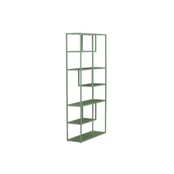 Wandkast Groen Staal - 85x35x190cm - Staal