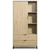 Wandkast Lucca - eikenkleur - 190x95x40 cm