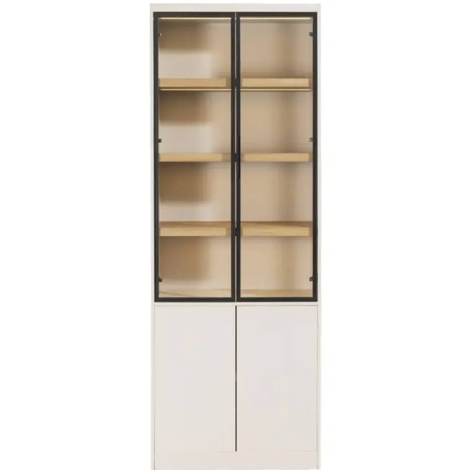 Wandkast Virgil - zand - 220x80x40 cm
