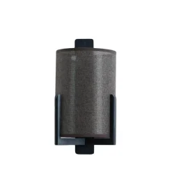 Wandlamp Litto - Mat zwart - 22x18x36cm