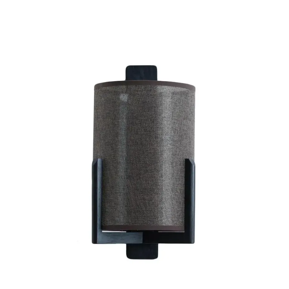 Wandlamp Litto - Mat zwart - 22x18x36cm