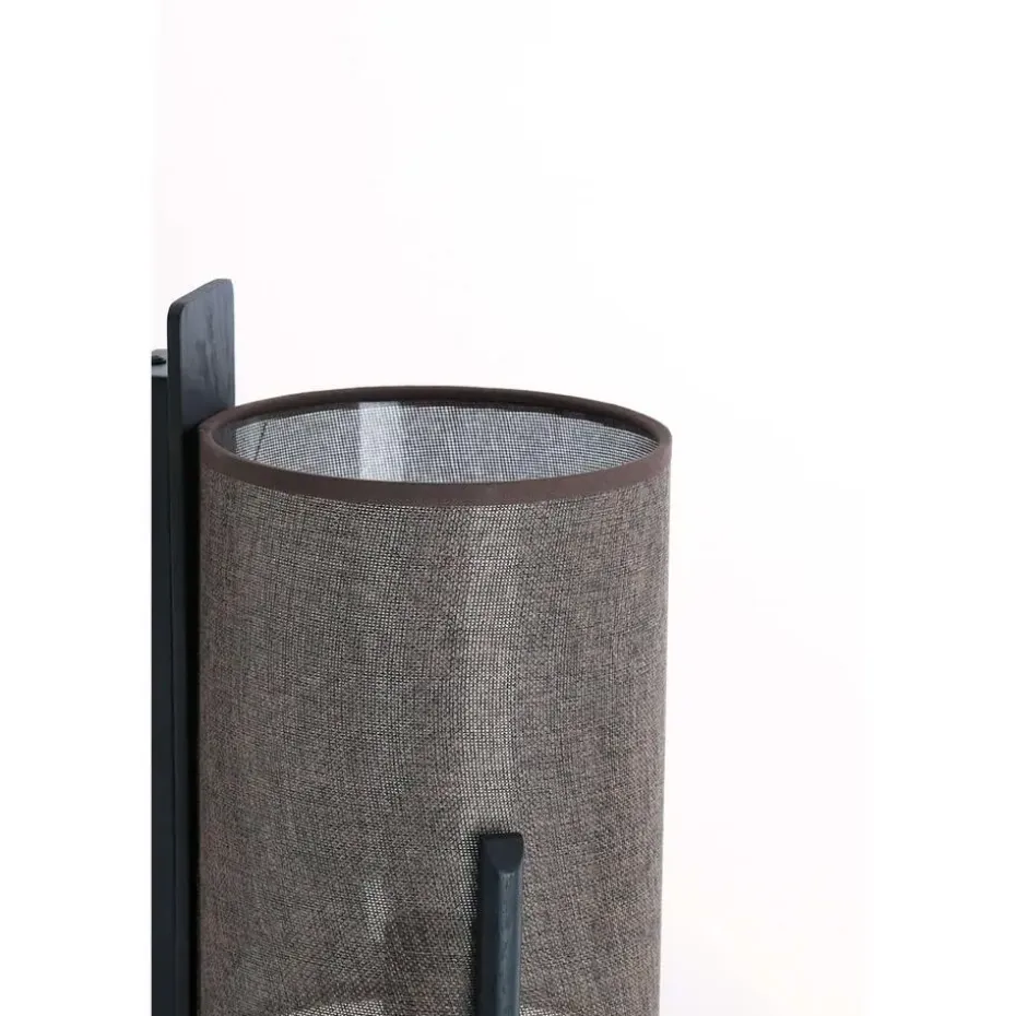 Wandlamp Litto - Mat zwart - 22x18x36cm
