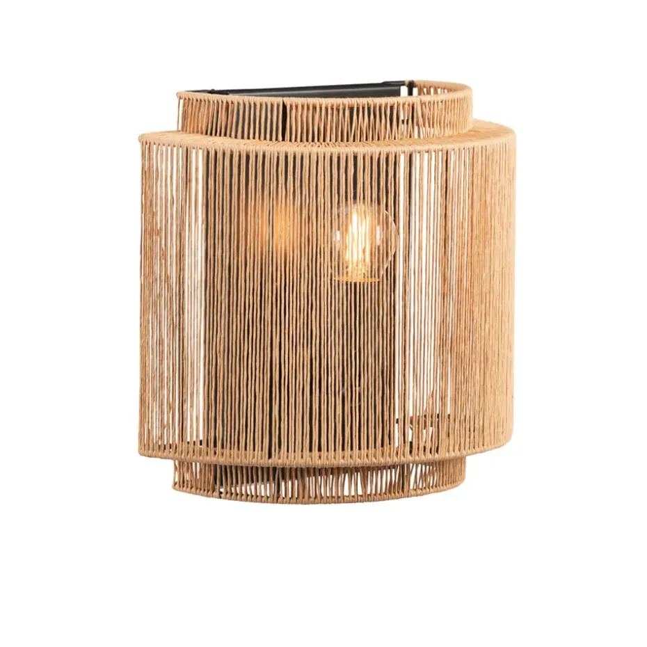 Wandlamp River - naturel - 23x13,5x23 cm