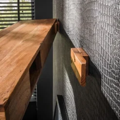 Wandplank Acaciahout 100cm - 100x25x8cm - Plank Tree