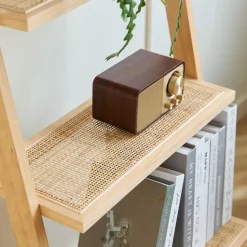 Wandplank Ladder van Massief Natuurlijk Hout