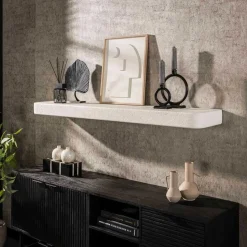 Wandplank Solero 150 cm-marmer composiet