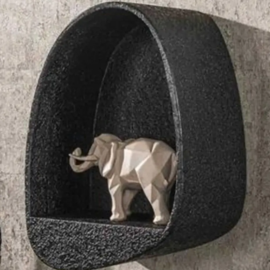 Wandschap Licorice 46x34 cm-liquid metal