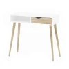 Wandtafel Delta - wit/eikenkleur - 89,9x103,5x43,5 cm
