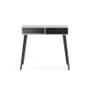 Wandtafel Delta - wit/mat zwart - 89,8x103x43,5 cm