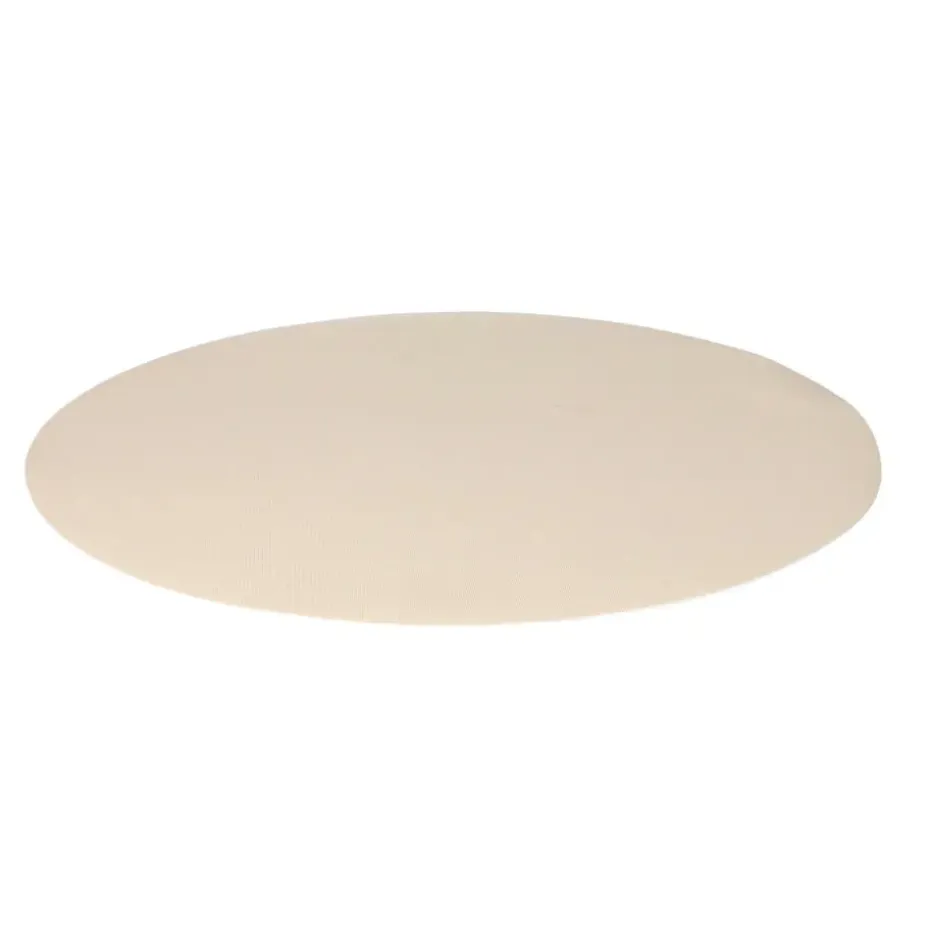 Wicotex Placemats Uni - creme - rond 38 cm - Teflon coating