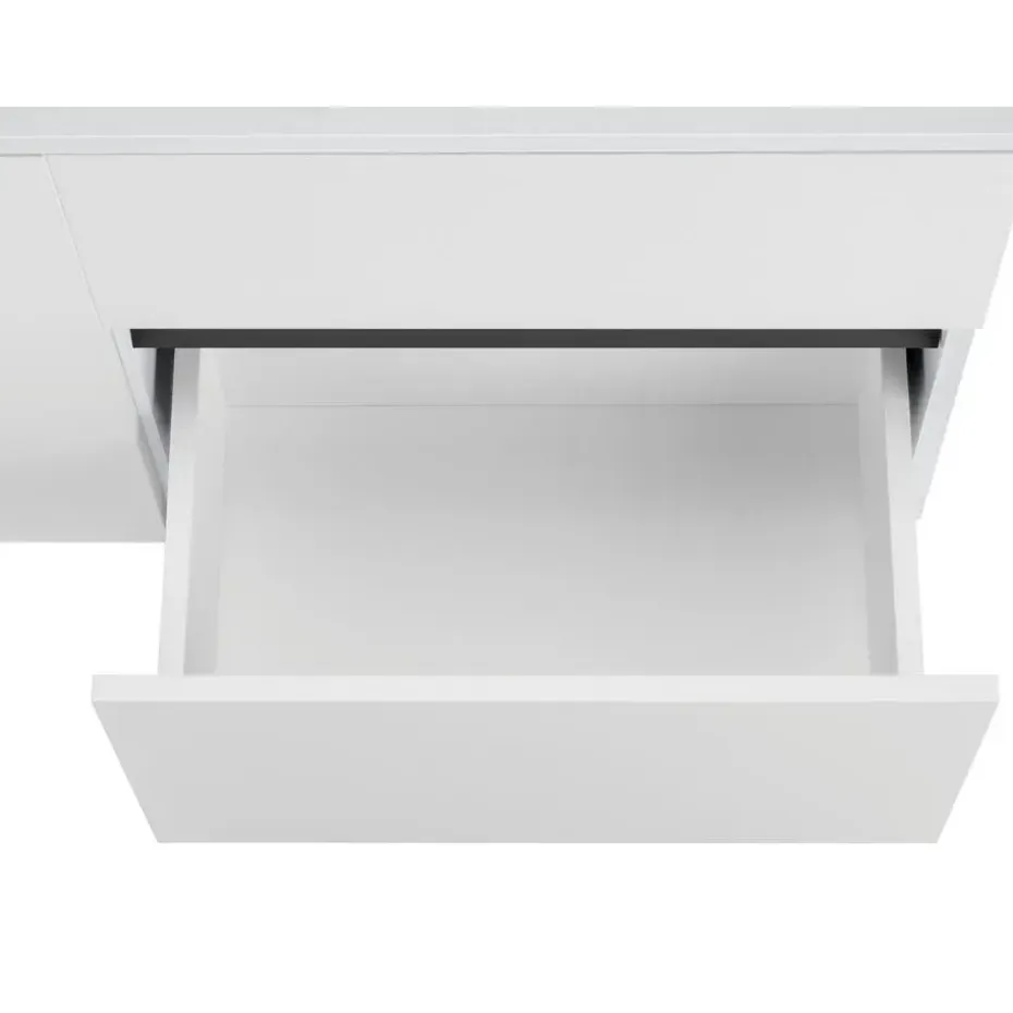 Wisla - Badmeubel 80 cm 1-lade, 1 klep, 1 deur wit spaanplaat