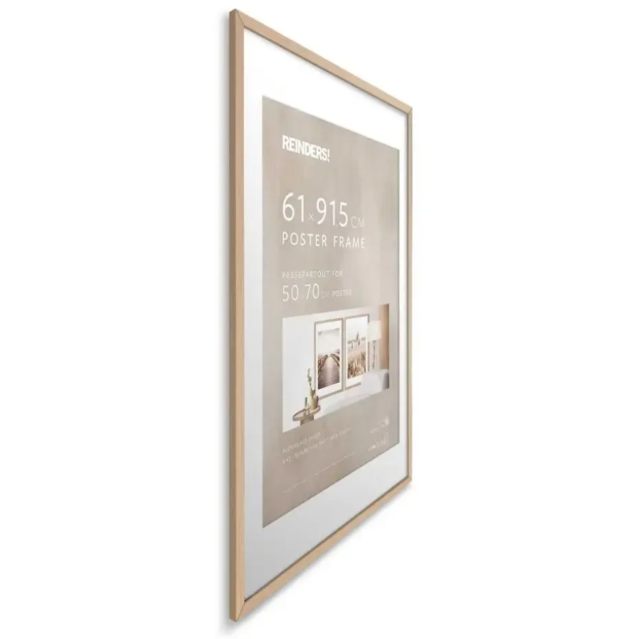 Wissellijst hout Poster 61x91,5 of 50x70 Beuken - 61 x 91,5