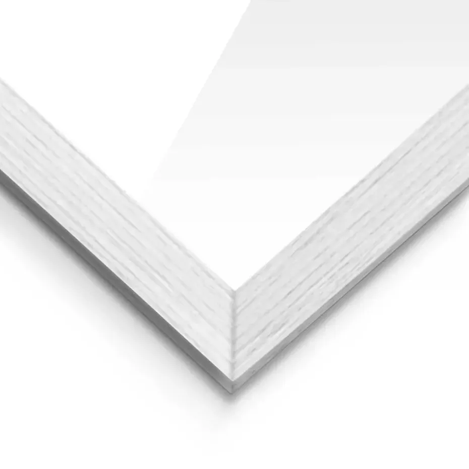 Wissellijst hout Poster 61x91,5 of 50x70 Wit - 61 x 91,5 - Wit