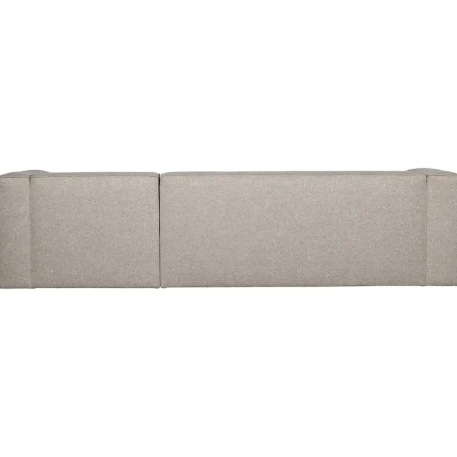 WOOOD Bean Hoekbank Incl. Kussens Rechts - Melange - Grijs - 73x305x96