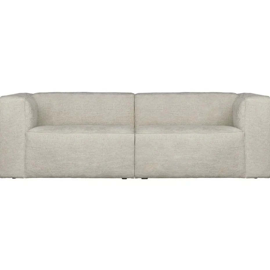 WOOOD Bean 3,5-Zits Bank - Melange - Naturel - 73x242x96