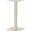 WOOOD Bistro Vierkante Bartafel Poot - Metaal - Dakagrau - 105x50x50