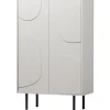 WOOOD Cadiz Opbergkast - Grenen - Mist - 135x85x40