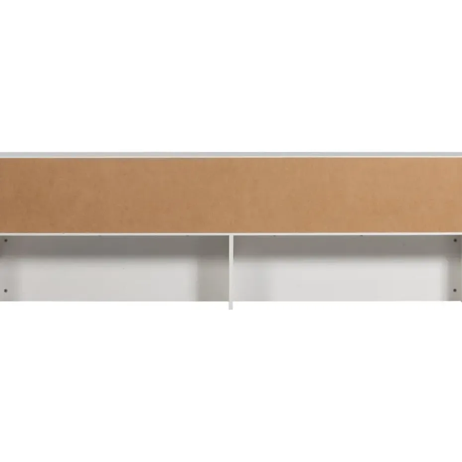 WOOOD Carter Bed - Grenenhout - Wit - 90x200