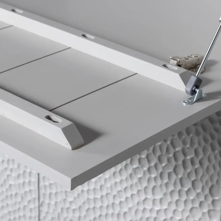 WOOOD Carved Drankkast - Hout - Mist - 146x90x46