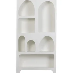 WOOOD Caz Vakkenkast - Plywood - Wit - 180x95x32