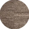 WOOOD Efia Vloerkleed Rond - Wol - Bruin Melange - Ø200 cm
