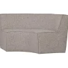 WOOOD Europa 2-Zits Eetbank - Geweven Stof - Zand - 85x131x131