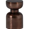 WOOOD Frits Bijzettafel - Metaal - Brons - 47x30x30