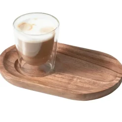 WOOOD Josje Serveer Plateaus - Acacia Hout - Naturel - Set van 8