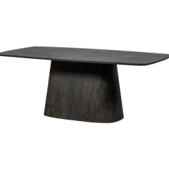 WOOOD Leah Eettafel - MDF - Donkerbruin - 76x200x105