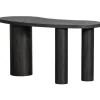 WOOOD Maan Organisch Sidetable/Bureau - MDF - Bruin - 75x150x70cm